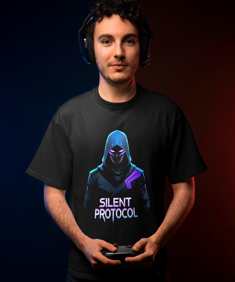 Silent Protocol Assassin Oversized T-Shirt.