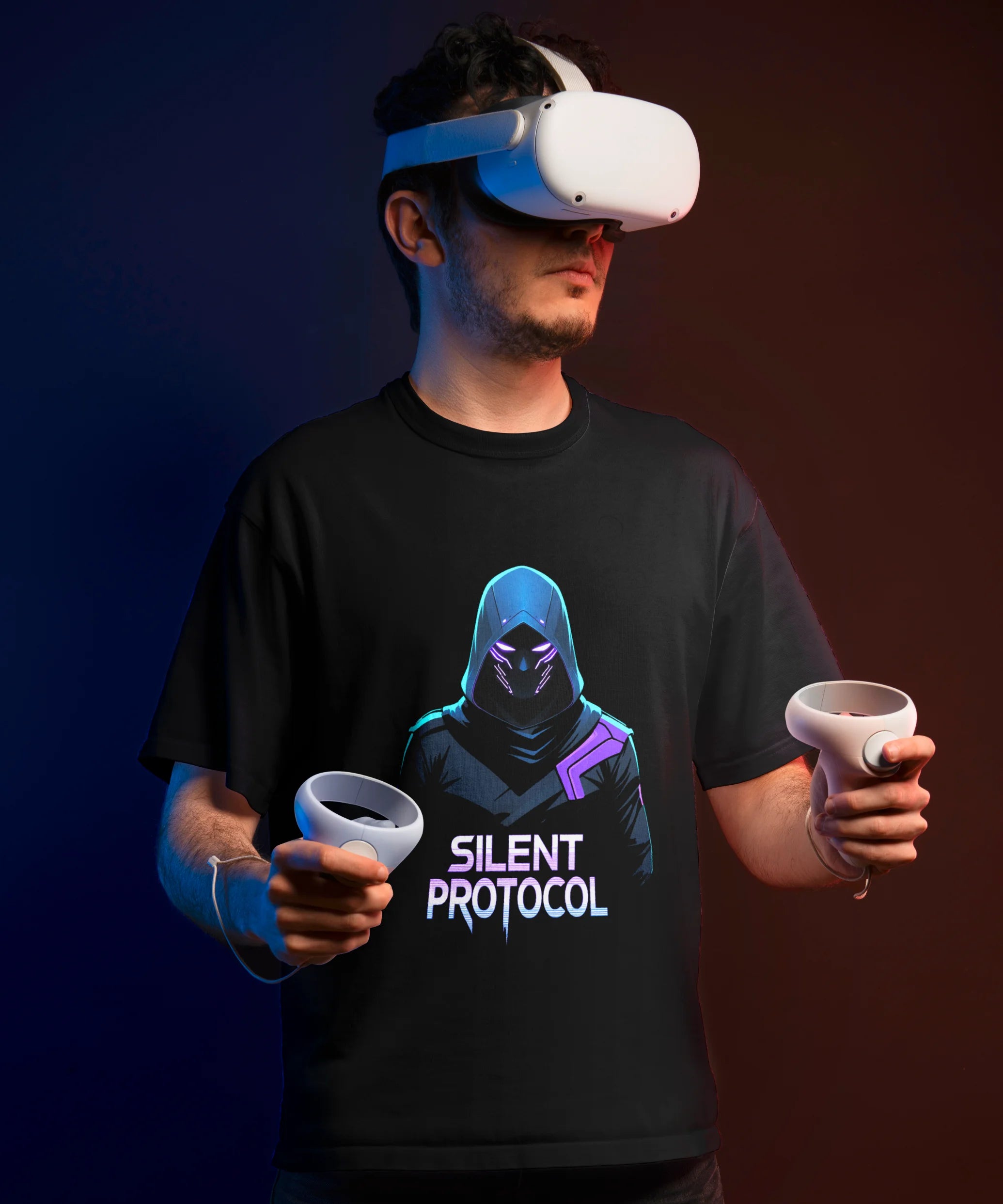 Silent Protocol Assassin Oversized T-Shirt.