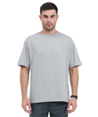 Solid Grey Oversized T-Shirt.