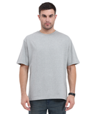 Solid Grey Oversized T-Shirt.