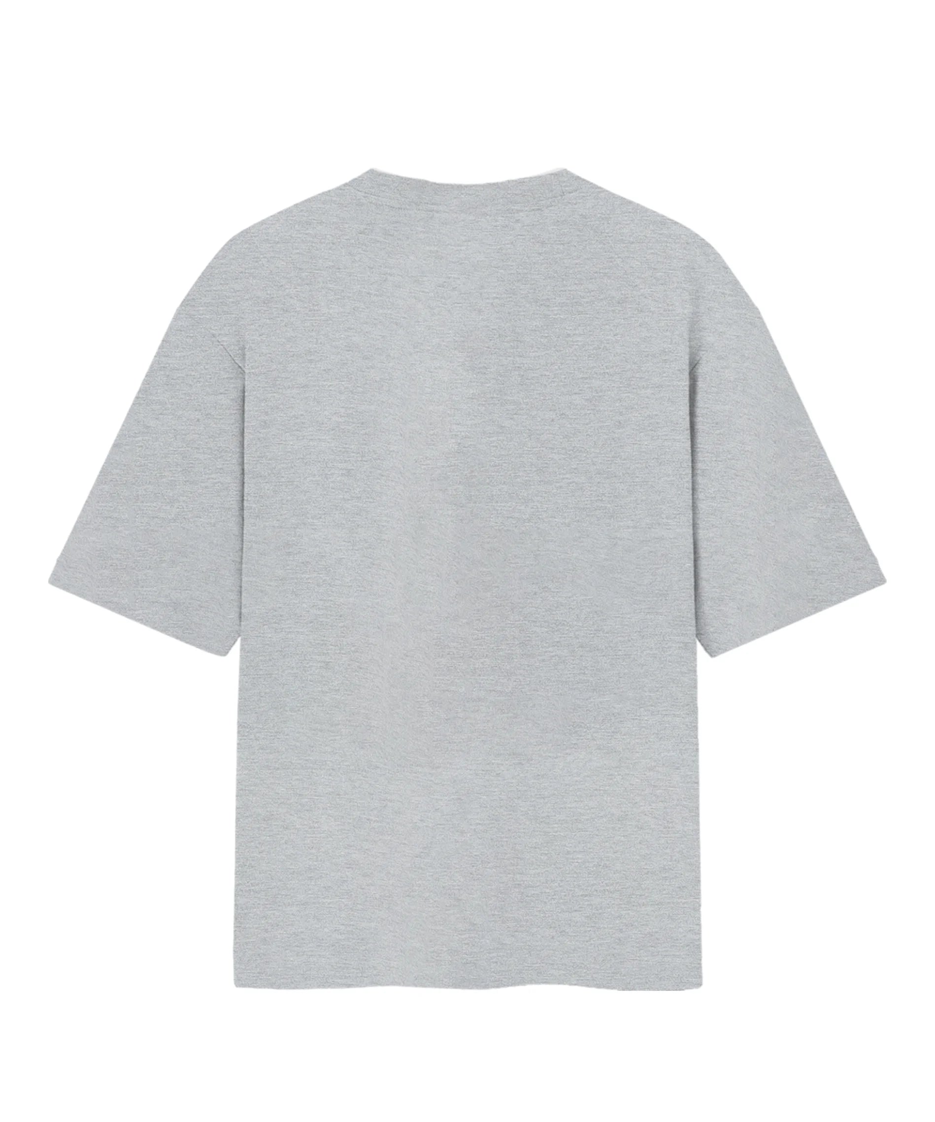 Solid Grey Oversized T-Shirt.