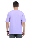 Solid Lavender Oversized T-Shirt.
