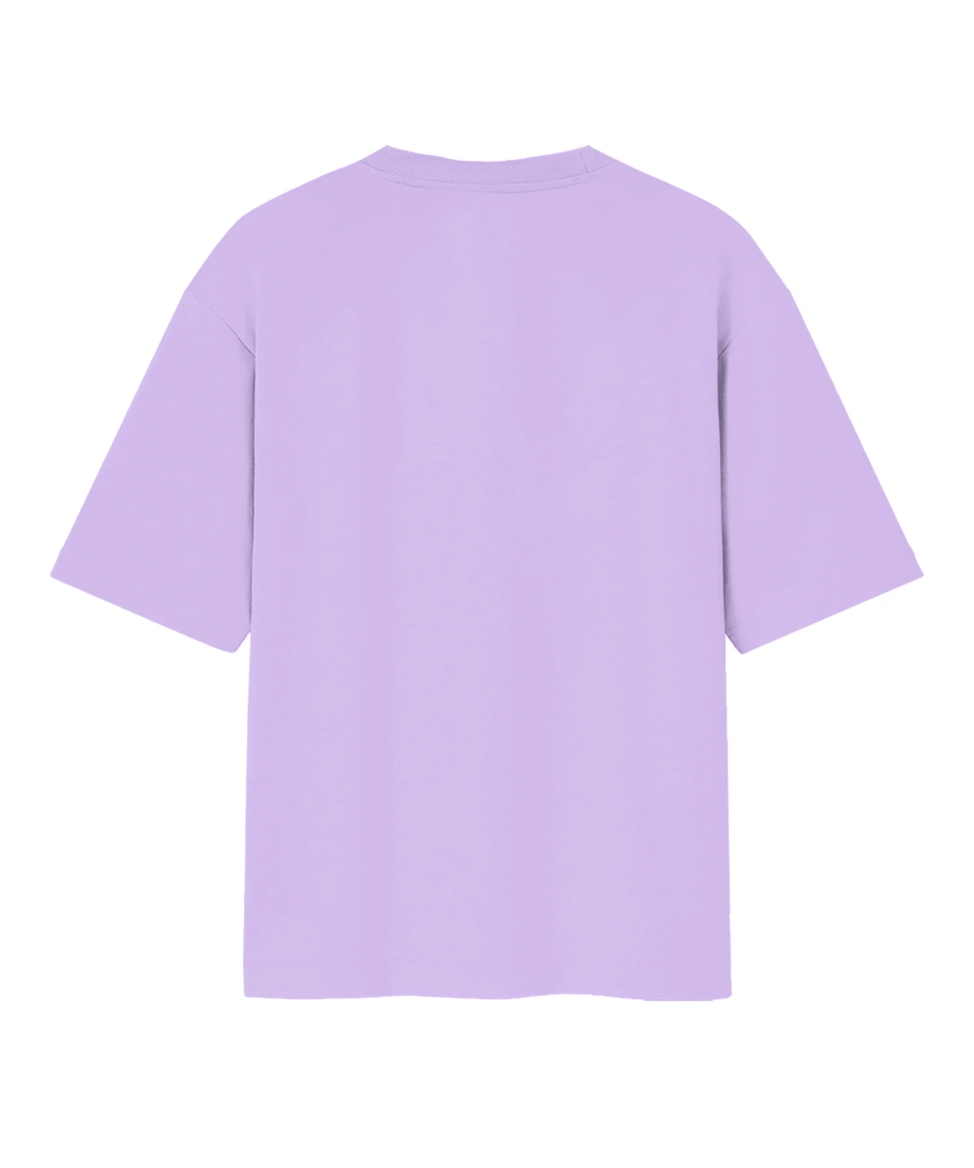 Solid Lavender Oversized T-Shirt.