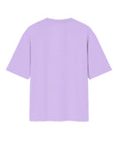 Solid Lavender Oversized T-Shirt.