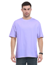 Solid Lavender Oversized T-Shirt.