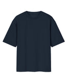 Solid Navy Blue Oversized T-Shirt.