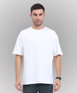 Solid White Oversized T-Shirt.