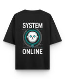 System Online AI Bot Oversized T-Shirt.