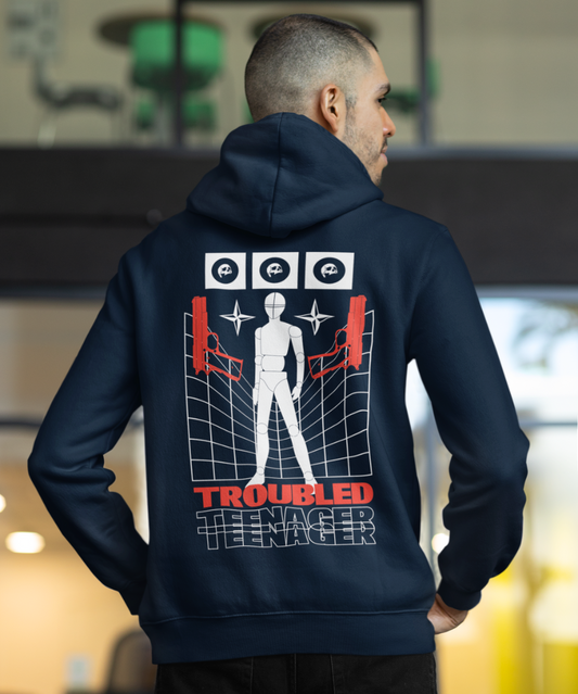 Troubled Teenager Graphic Hoodie.