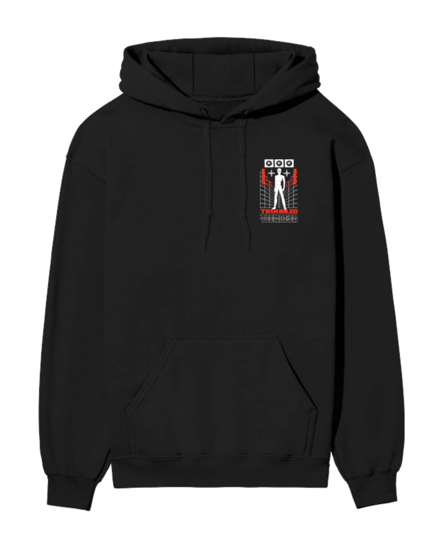 Troubled Teenager Graphic Hoodie.