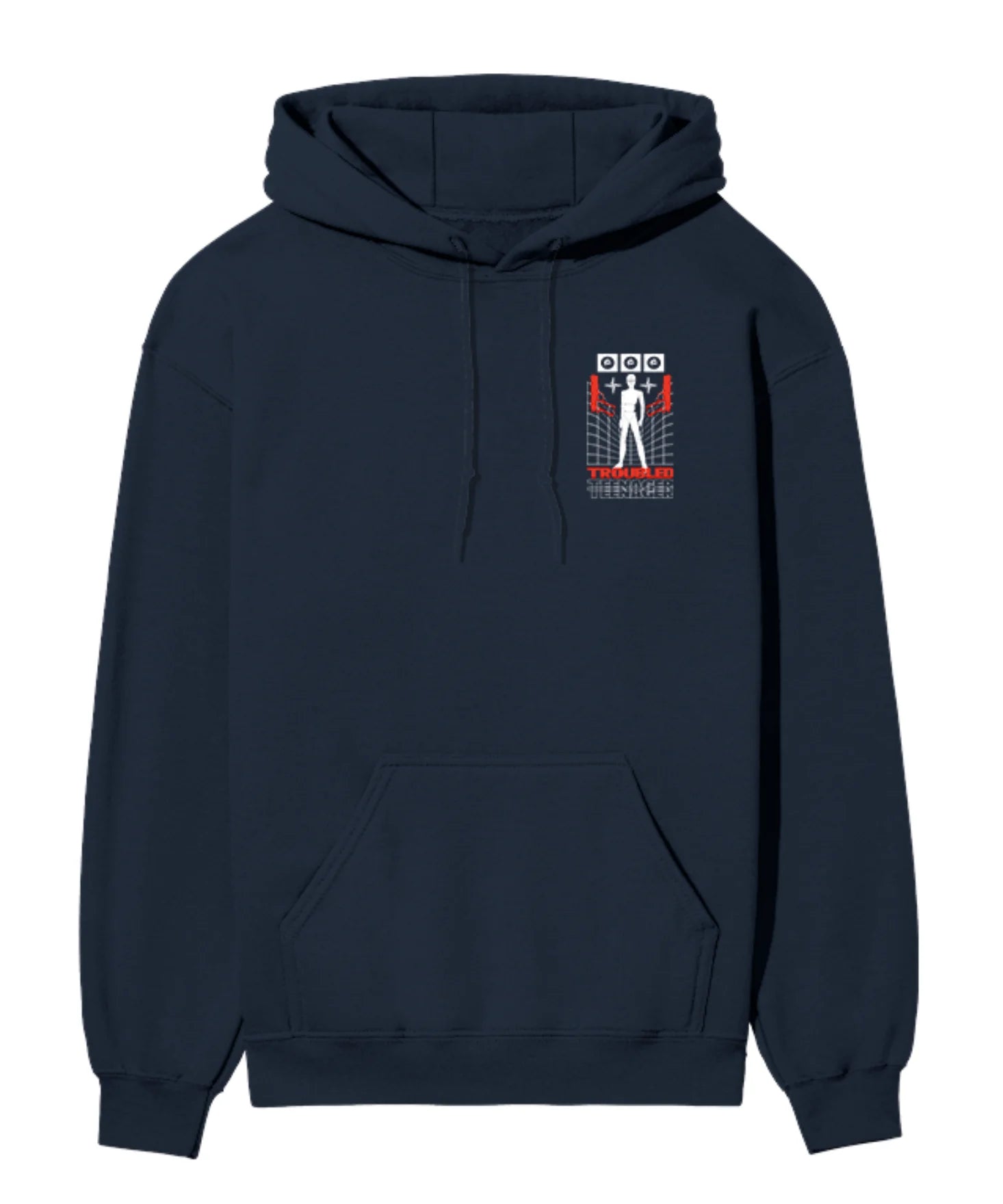 Troubled Teenager Graphic Hoodie.