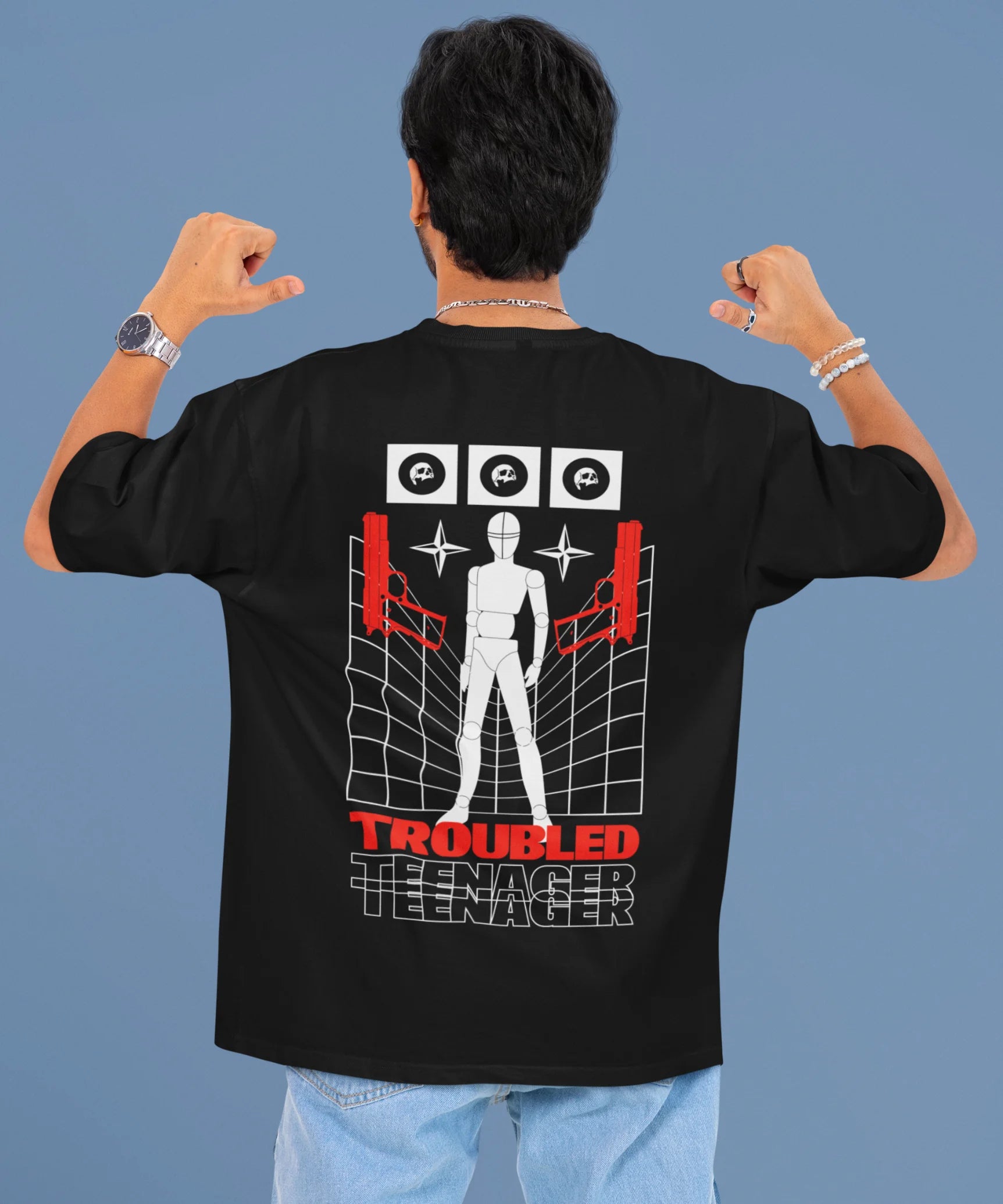 Troubled Teenager Oversized T-Shirt.