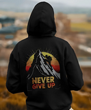 Never Give Up Oversized Hoodie