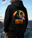Never Give Up Oversized Hoodie.
